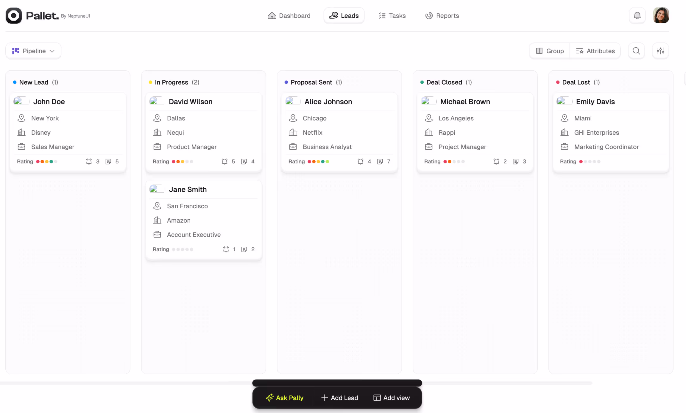 Instrument intern pentru echipă construit cu WeWeb